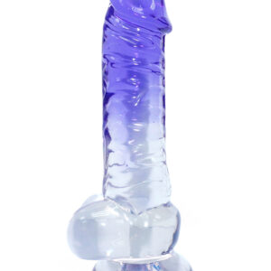 Deep-In Clear Stone 7 inch PVC Dong with Suction Cup